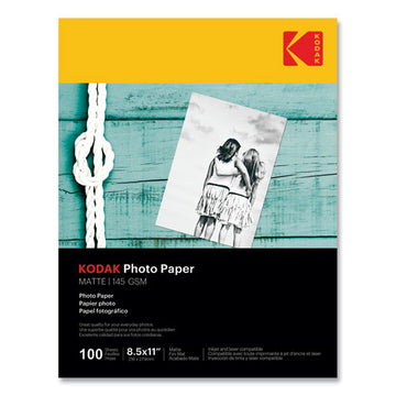Kodak Photo Paper, 7.2 Mil, 8.5 X 11, Matte White, 100-pack freeshipping - TVN Wholesale